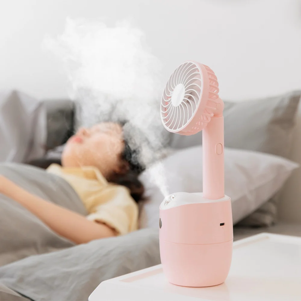 Съемный вращающийся аэрозольный распылитель портативный вентилятор вверх вниз