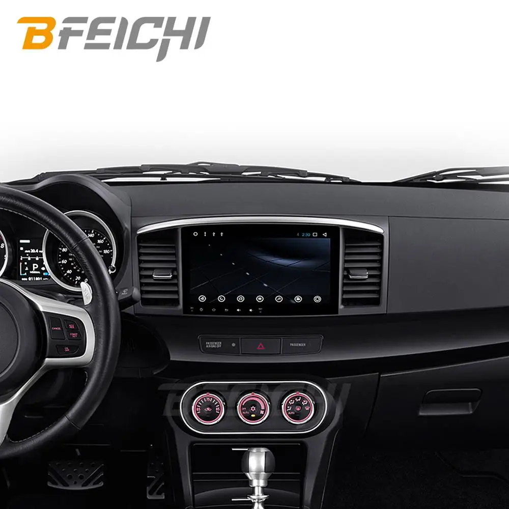 Android 9 0 PX30 автомобильный DVD для Mitsubishi Lancer 2005-2016 с 10 1 дюймов 2 DIN gps Радио Видео плеер