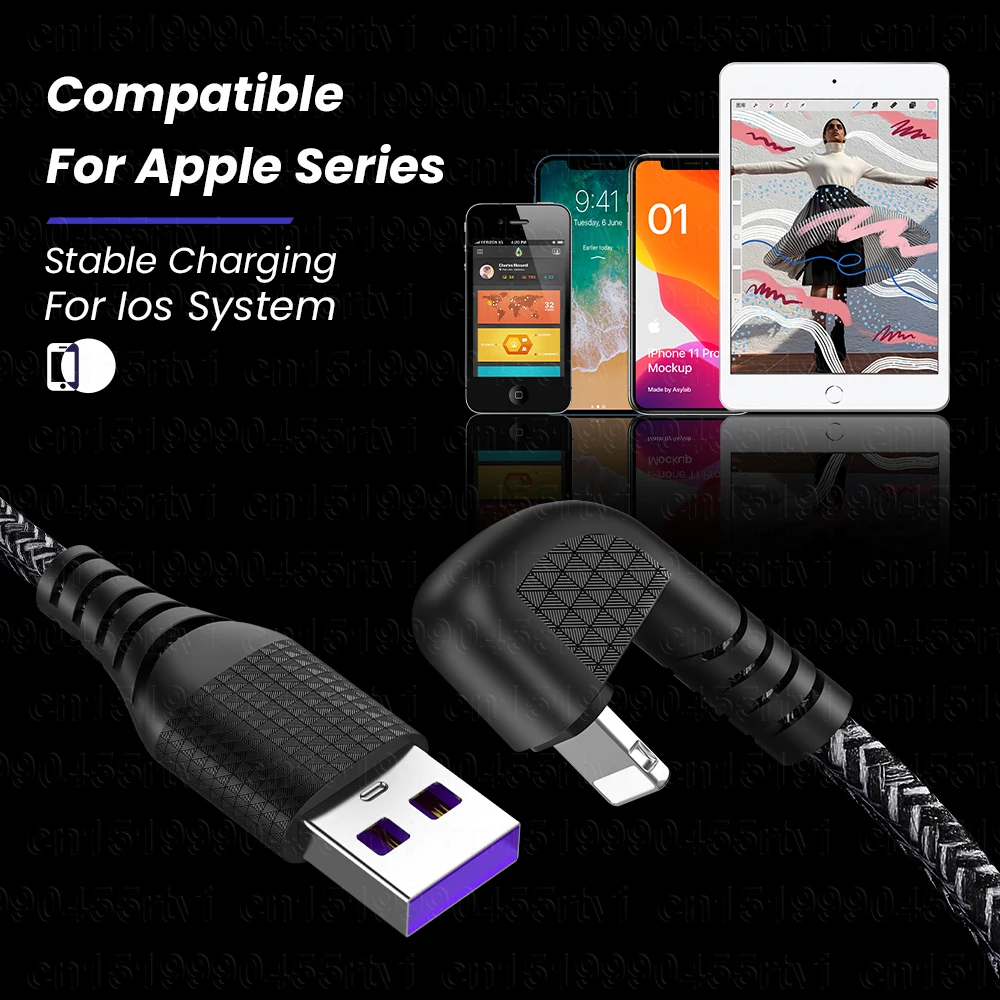 USB-кабель для передачи данных iPhone 11 12 13 Pro Max X XS XR SE 8 7 6S Plus iPad Air Mini 2A кабель быстрой