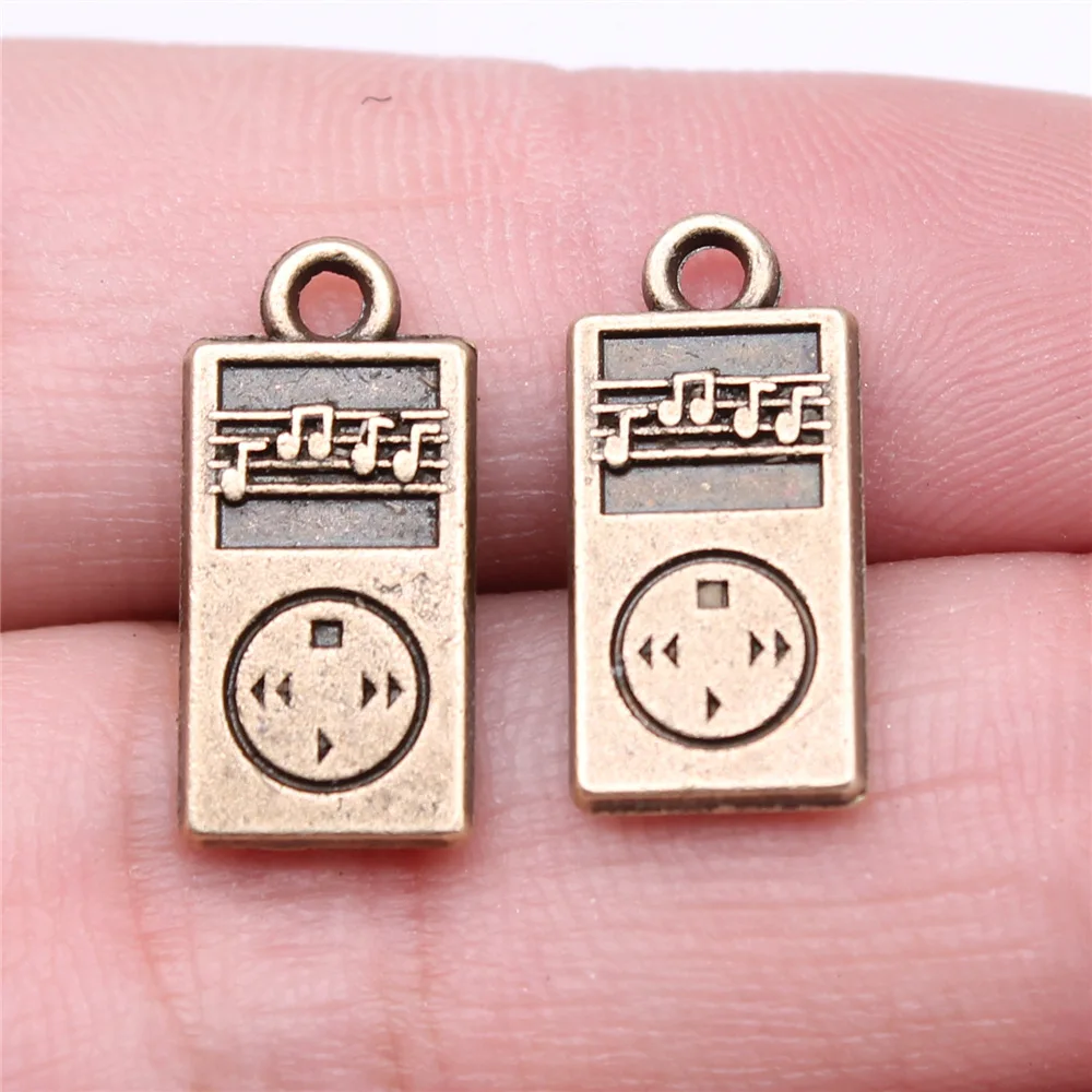 

20pcs 19x9mm Antique Bronze Color Walkman Music Player Charms For Jewelry Making A13332