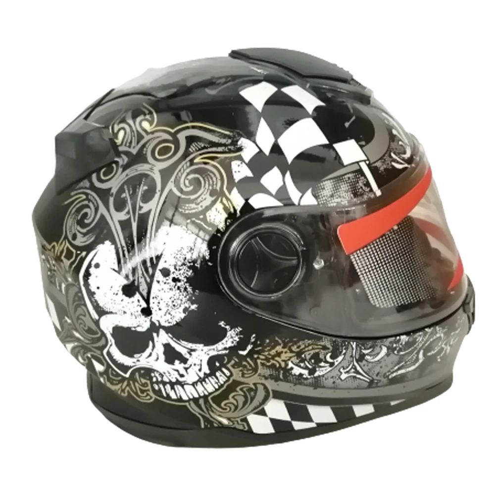 

[Бесплатная доставка] Полный уход за кожей лица корпус из abs-пластика мотоциклетный шлем мужские и женские светильник вес шлем