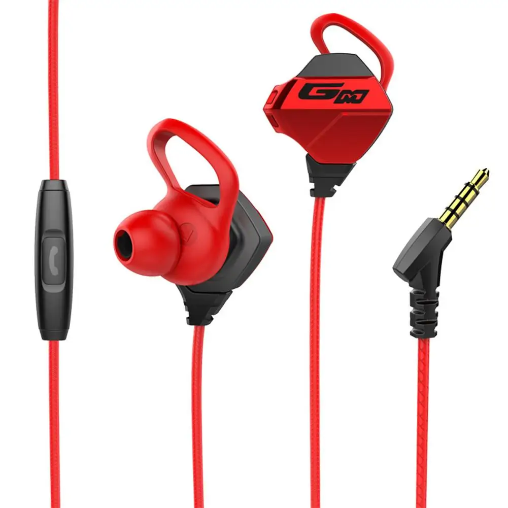 

3.5mm Universal Wired In-Ear Earphone Noise Reduction Gaming Headphone with Mic