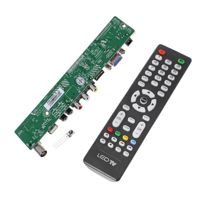 Универсальная плата драйвера ЖК контроллера V29 AV TV VGA USB интерфейс высокое