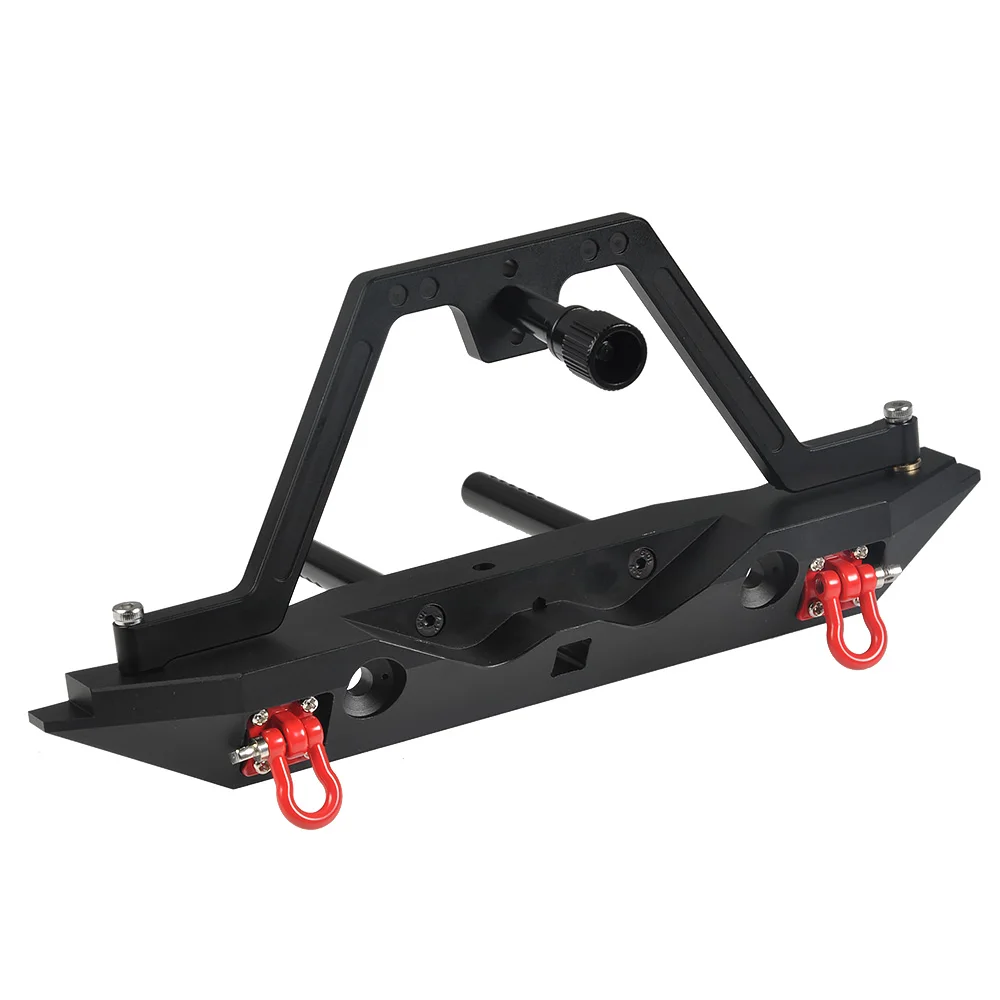 AXSPEED металлический задний бампер светодиодный ными лампами для 1/10 RC Crawler Car Axial SCX10