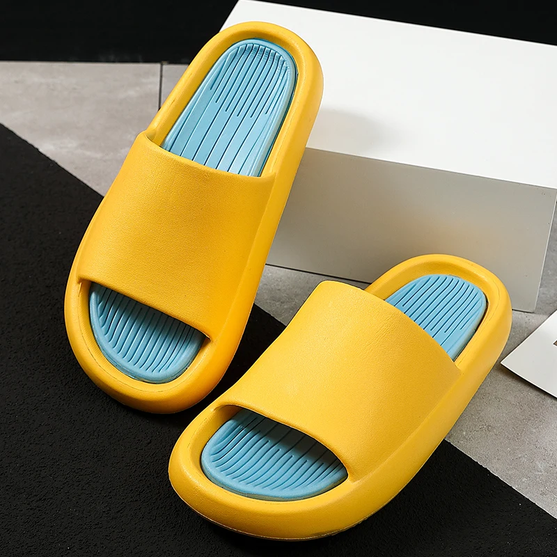 Шлепанцы для мужчин и женщин сандалии на толстой подошве Нескользящие Эва ванной