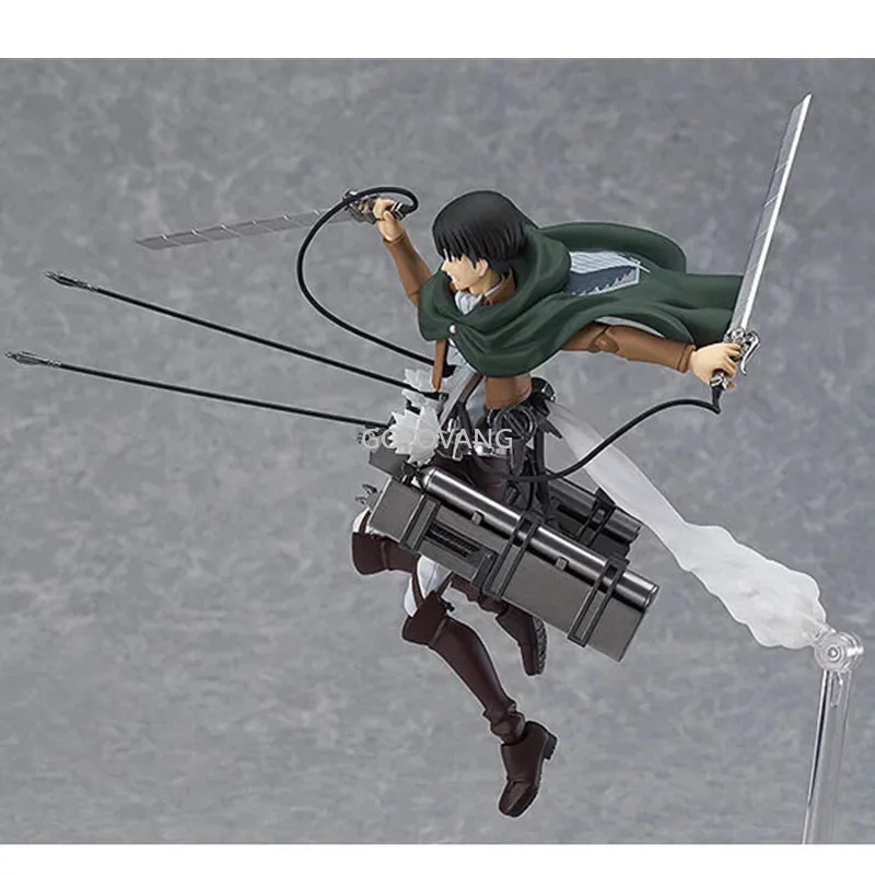 15CM Anime Attack on Titan Action Figures Ackerman Levi Rivaille Figma 203 207 213 Dolls PVC Figure Collective Toy | Игрушки и хобби