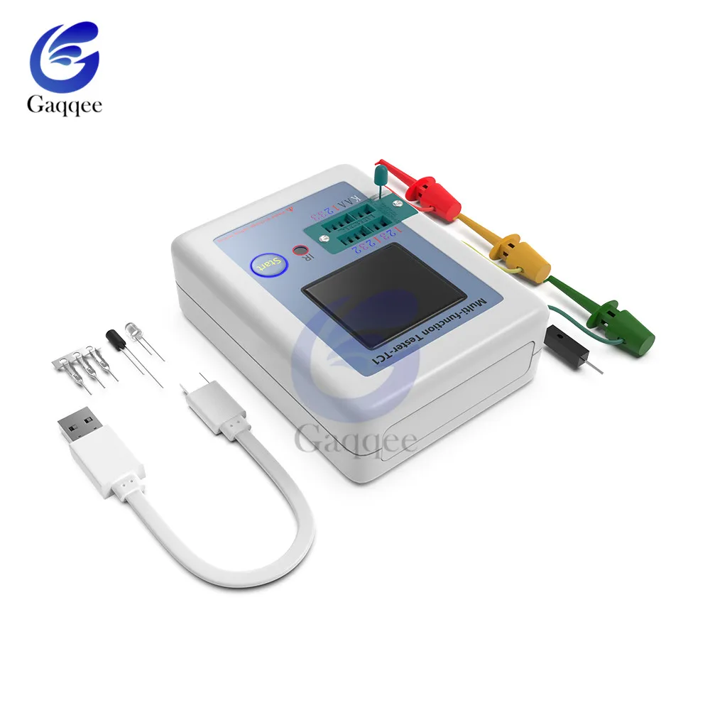 LCR-TC1/T7/TC-T7-H Транзистор тестер TFT Диод Триод измеритель емкости LCR ESR метр NPN PNP MOSFET ИК Многофункциональный тестер mul