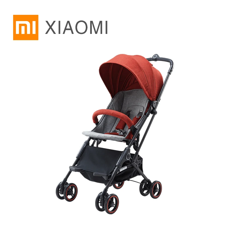 XIOAMI MIJIA коляска детская Складная портативная легкая четыре на колесиках с одной