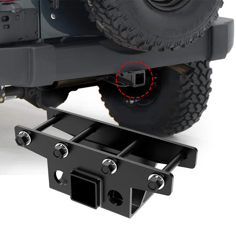 

Tow Bar Adapter 2inch Tow Accessories for Jeep Wrangler JL JLU 2 & 4 Door 2018-2021 Rear Towing Trailer Hitch Receiver