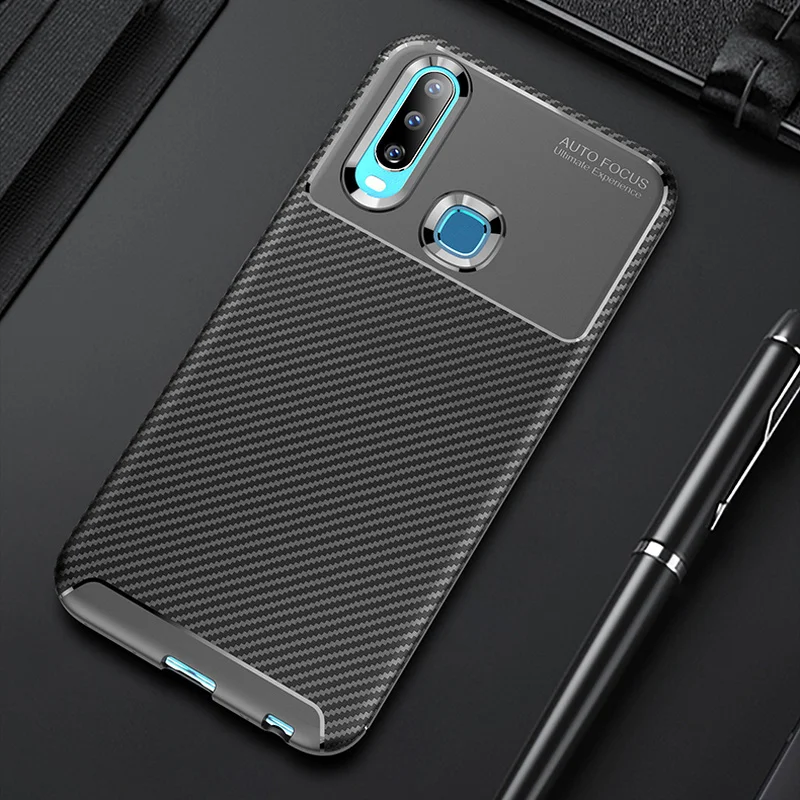 Чехол для VIVO Y17 Y3 чехол 1902 роскошные противоударные мягкие силиконовые чехлы из
