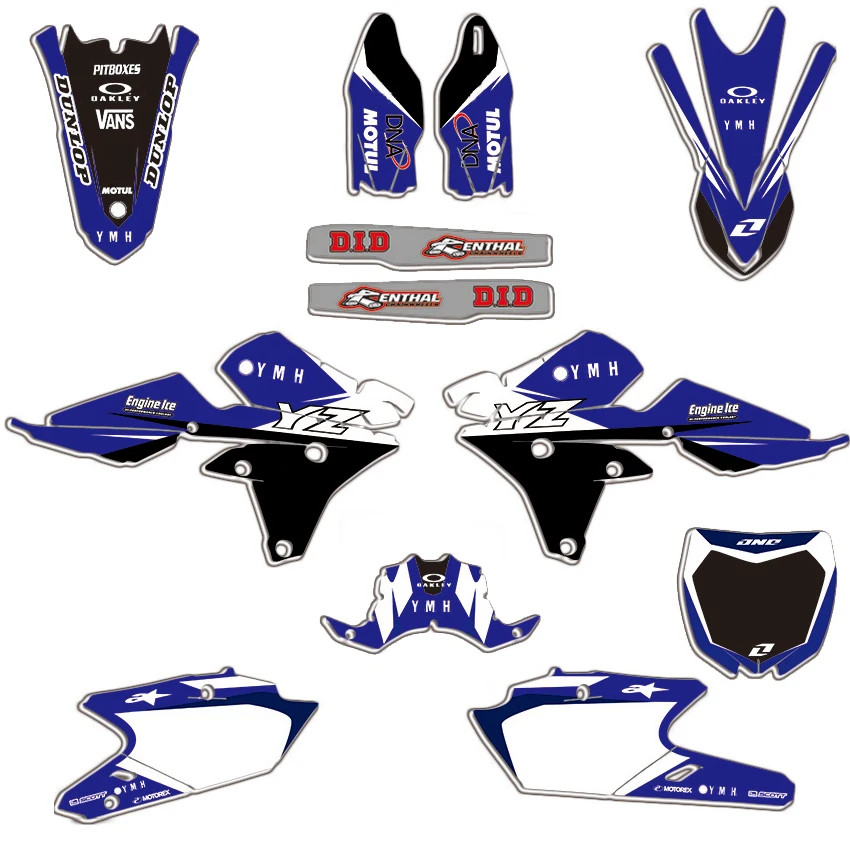 

Графическая наклейка для Yamaha YZ450F 2014-2017 YZ250F 2014-2018 YZ 250F 450F YZF 250 450 2016 2015