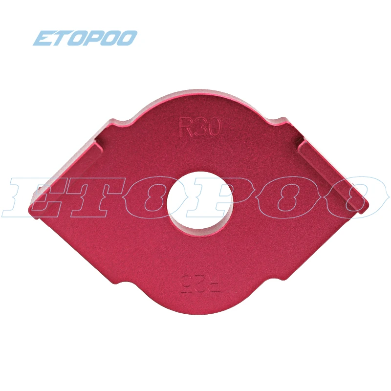 R25 -R30 3 шт./компл. деревообрабатывающий фрезерный радиус джиг маршрутизатор Шаблоны алюминиевого сплава углами радиуса R5 R10 R15 R20 R25 R30 - Цвет: R25 -R30