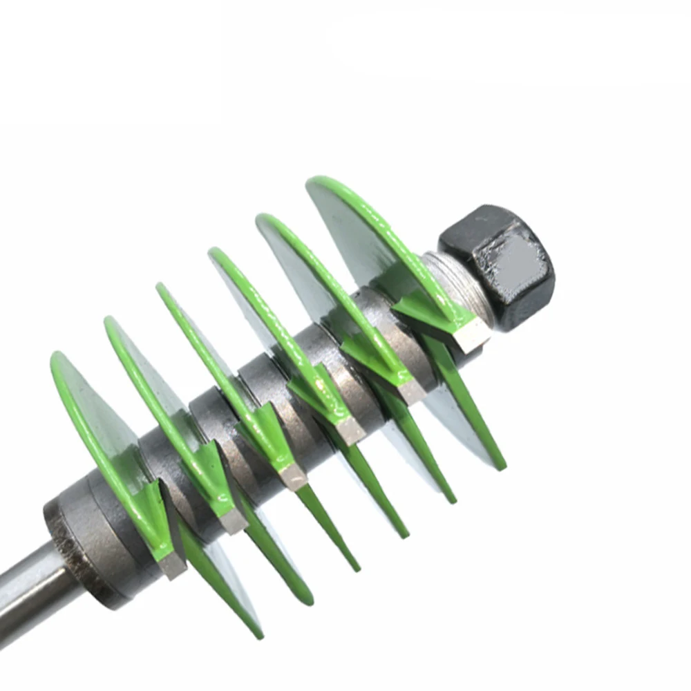

1pc 8mm 1/2 Inch Shank Multi Teeth Adjustable Finger Joint Router Bit Milling Tenon Cutter for Wood Industrial Grade Tool