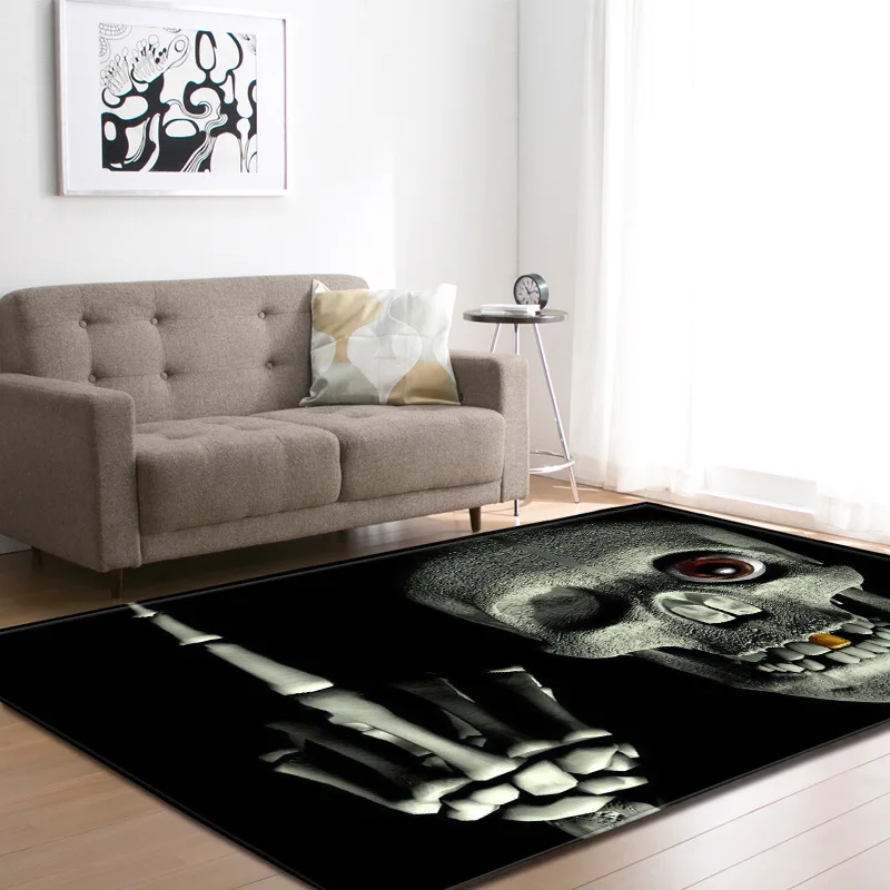 17 видов 3D череп индивидуальность большой ковер размер ковры большие для гостиной