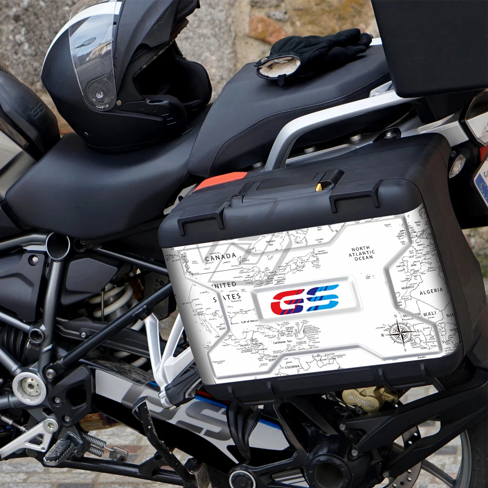 Для BMW Vario 2004 2012 R1200GS R1250GS наклейка на боковую коробку для мотоцикла декоративная s