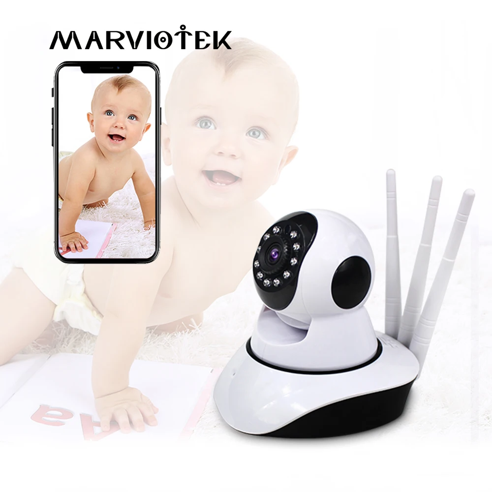 Домашняя камера видеонаблюдения с автоматическим отслеживанием IP Wi Fi ночным