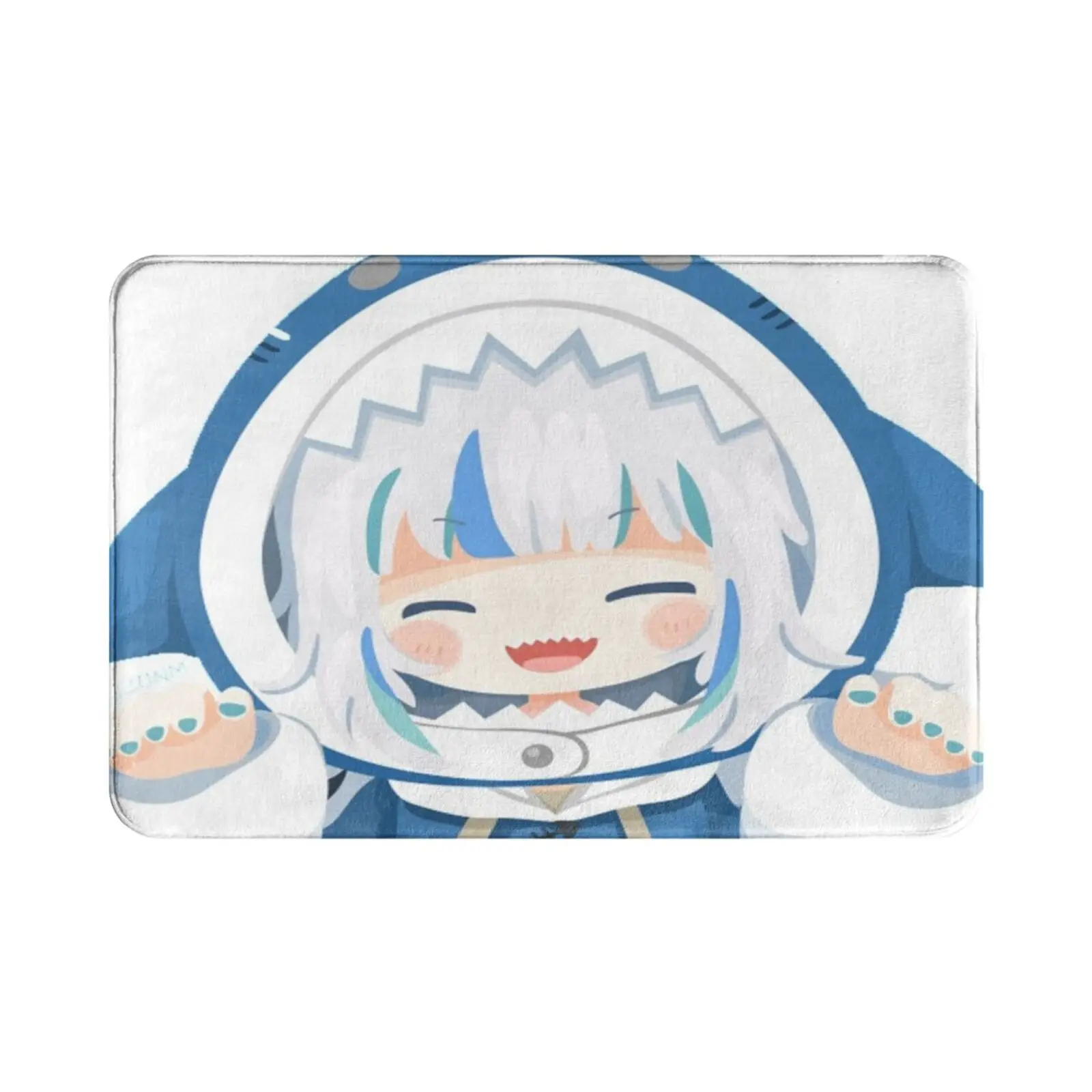 Коврик Gawr Gura коврик мягкая подушка Gawrgura Gawrt Hololive Holomyth голосом английский язык