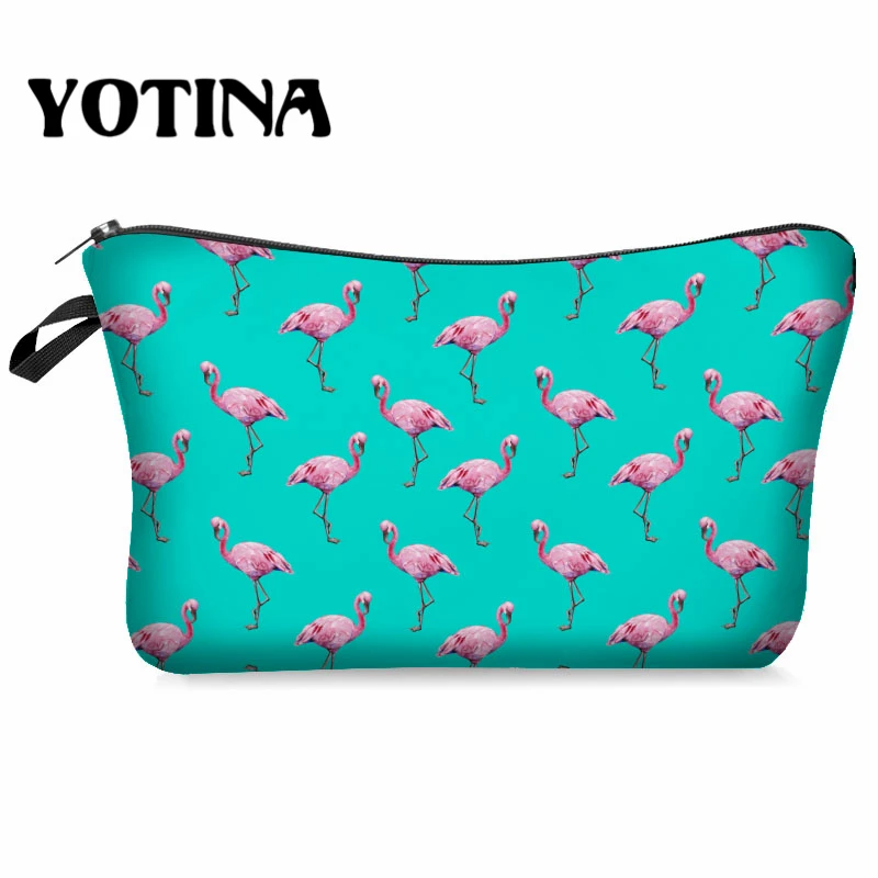 Yotina органайзер для макияжа женская косметичка с разноцветным рисунком 3D печать