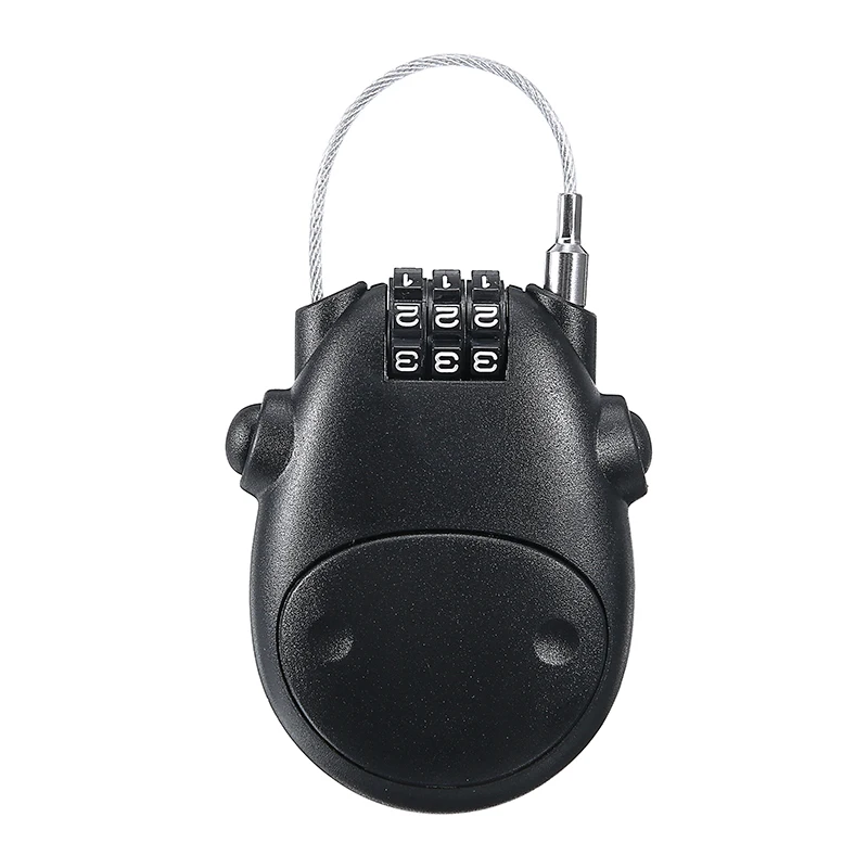 1 шт. замок для мотоциклетного шлема с кодовым замком телескопический стальной