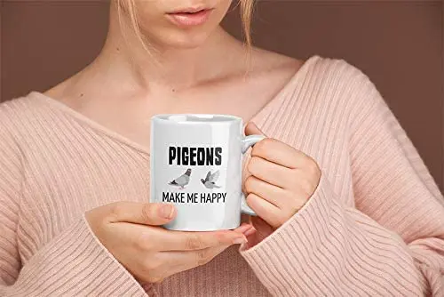 Забавные подарки голубей. Новая керамическая кружка 11 унций для любителей птиц.