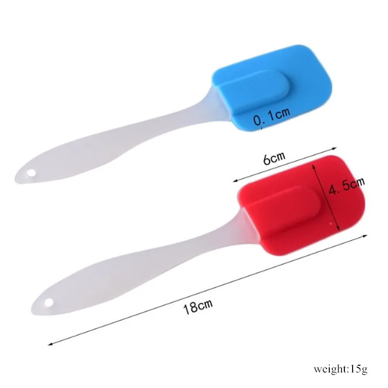 Силиконовый шпатель для выпечки скребок крема масла торта металлическая