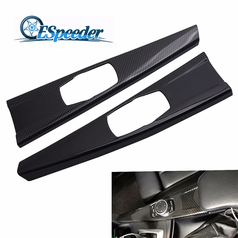 Внутренняя Мультимедийная панель из АБС пластика углеродного волокна для BMW 3