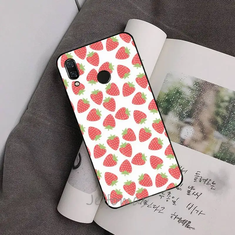 

strawberry Red cute fruit Phone Case For Xiaomi Redmi 7 8 9t a3Pro 9se k20 mi8 max3 lite 9 note 9s 10 pro
