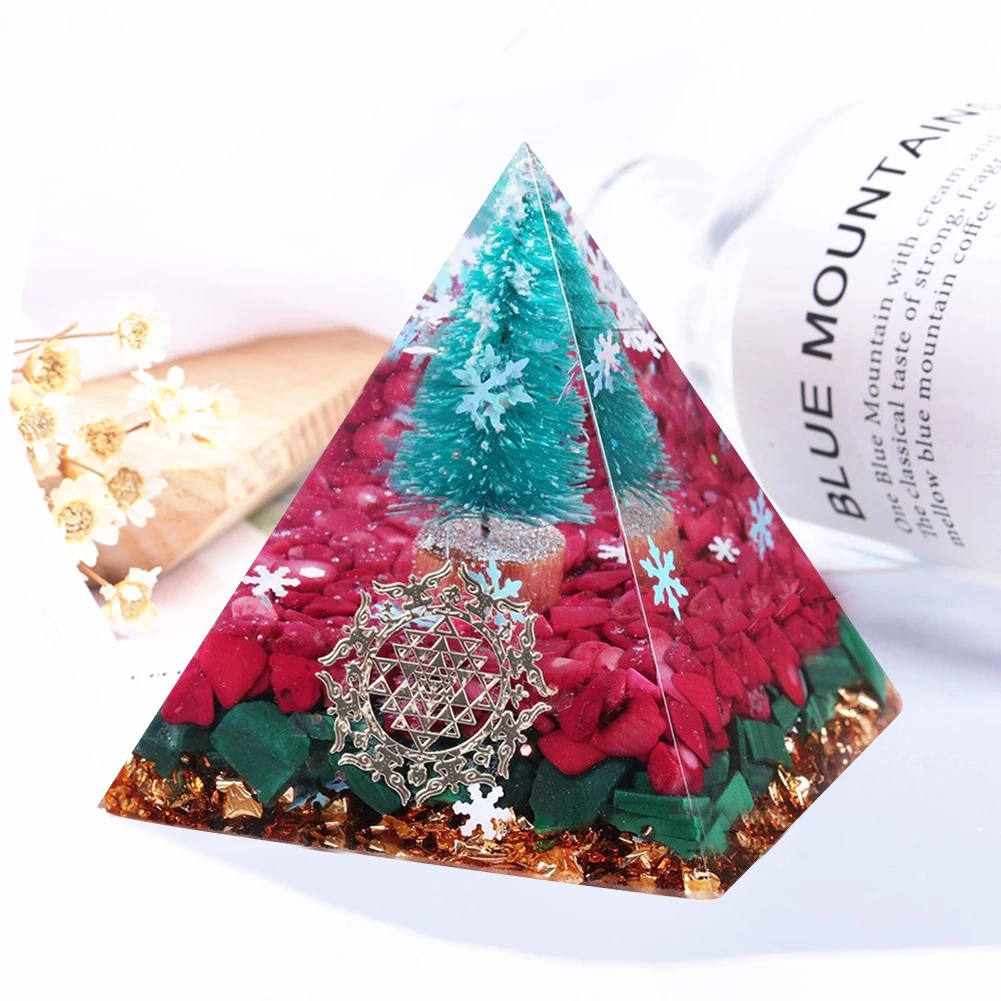 

Orgone Pyramid Amethyst Peridot Healing Crystal Energy Orgonite Pyramide Emf Protection Meditation Tool Quartz Home Decor Crafts