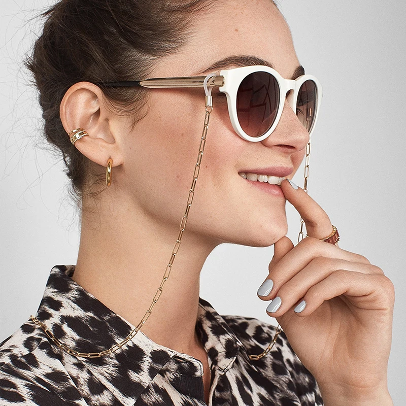 

Pearl Glasses Chain Women Men Pearls Crystal Bead Eyeglass Cord Sunglasses Cord Retainer Holder Eyewear Lanyard Neck Strap Rope