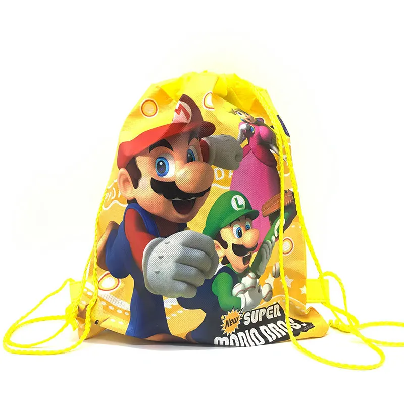 BagC-1pcs Супер Марио тема одноразовые тарелки салфетки для стаканчиков Mario Bros тематические вечерние украшения коробки конфет выбросы баннеры вечерние поставки - Цвет: BagC-1pcs