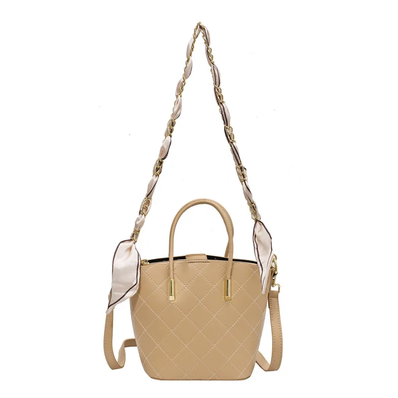 

Soft PU Leather Cross Boby Bags for Women 2021 New Popular Korean of The Wild One-Shoulder Messenger Fashion Cute Bucket Handbag