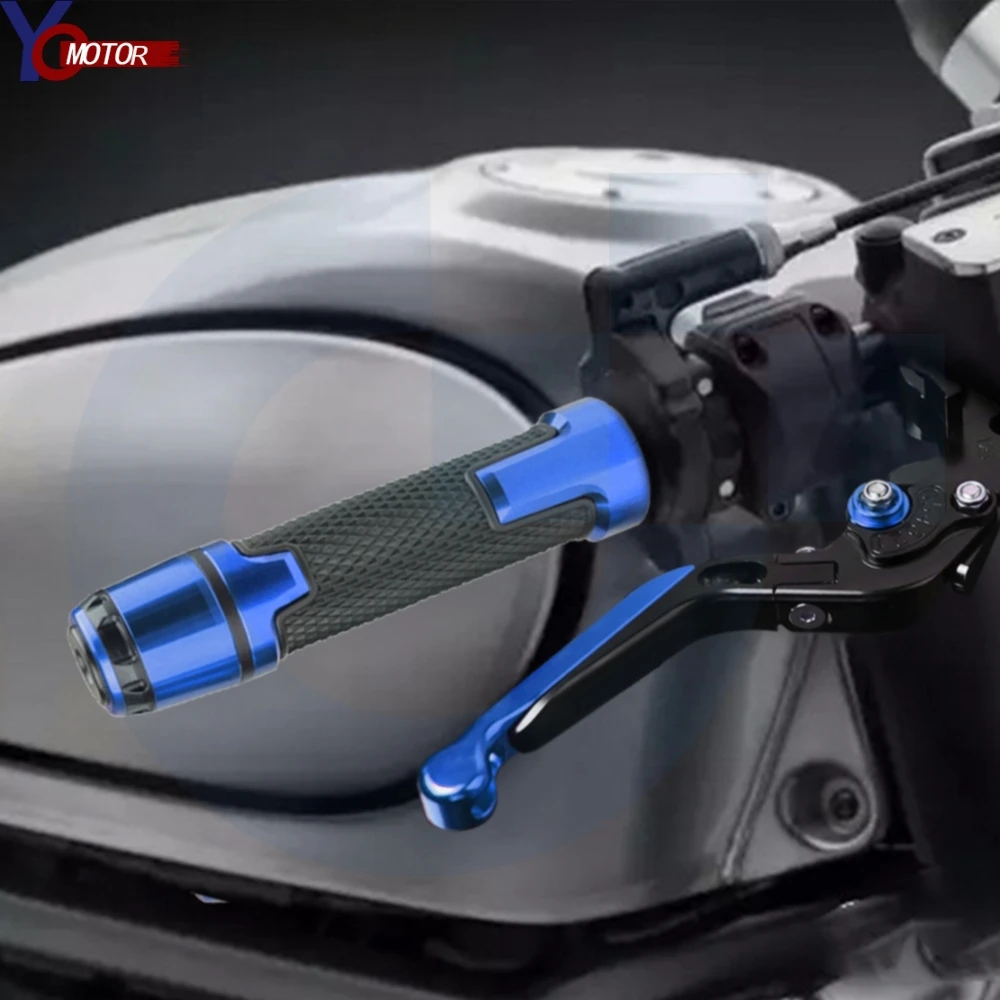 

For SUZUKI SV1000 SV1000 S 2003-2007 2006 2005 2004 Motorcycle CNC Folding Brake Clutch Lever and Handle Grips sv1000 Handbar