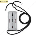 Прозрачный противоударный чехол для телефона ZTE Nubia Red Magic 6 Pro подушка безопасности для прикрепляющийся к через плечо шейный регулируемый ремешок на шею чехол для красное вино Magic 5G 5S