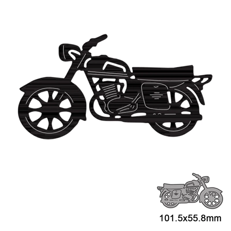 Модные металлические Вырубные штампы для мотоцикла сделай сам вырезанные