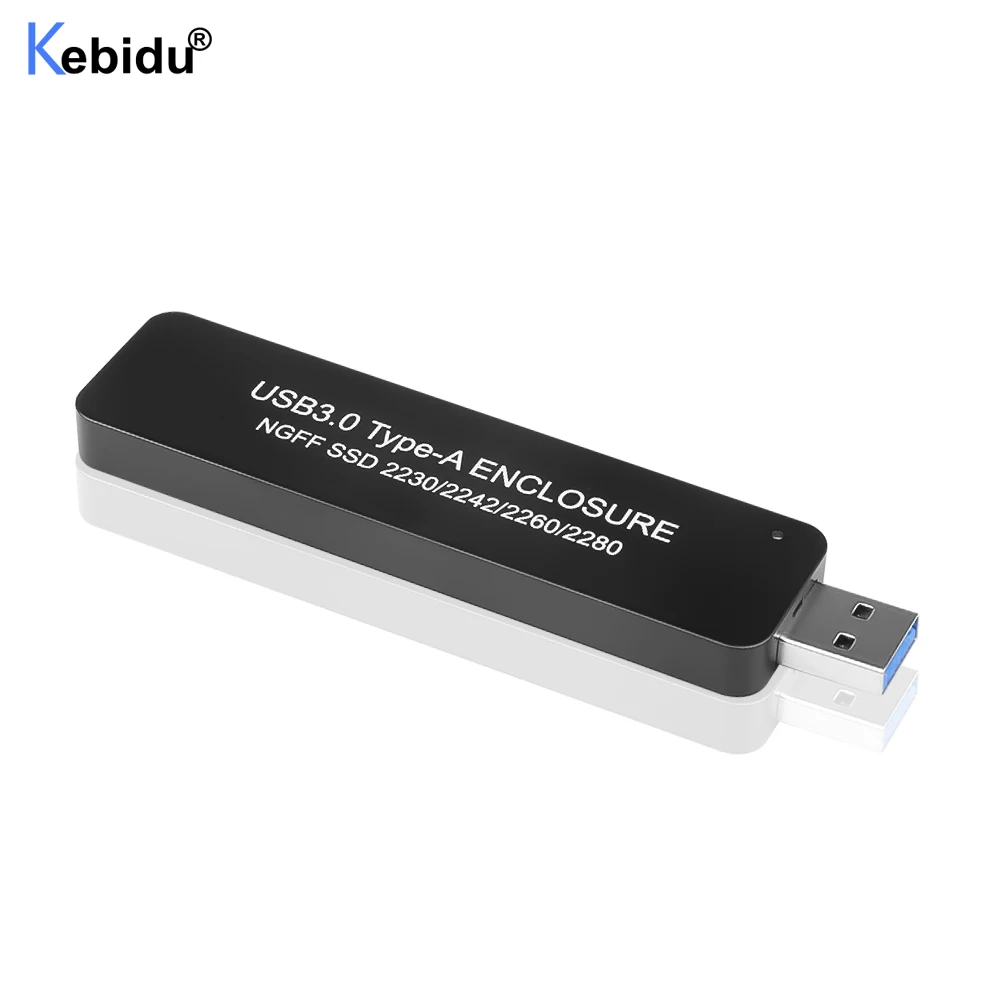 

USB 3,0 TYPE-A для M.2 SATA SSD Внешний корпус для жесткого диска растягивается штепсельная вилка HDD чехол для NGFF M2 2230 2242 2260 2280 коробка адаптер жесткого ...