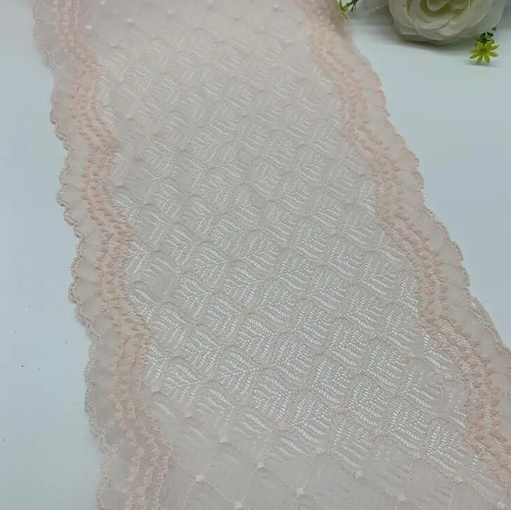 Apricot orange 2 3 года/партия, 17,5-23 см, абрикосовый, оранжевый, розовый, стрейч, кружевная отделка для нижнего белья, тонкая, для шитья, рукоделия, одежда, ткань, кружево, одежда, аксессуар - Цвет: Apricot orange 2
