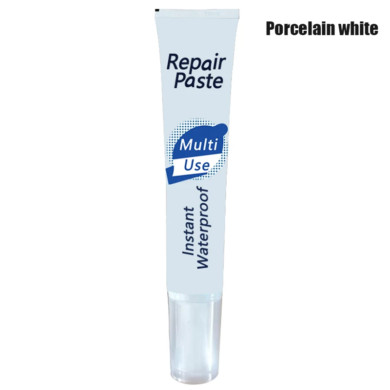 Porcelain white Мгновенный водонепроницаемый ремонтный агент восстановления пасты для керамики плитки все строительные материалы ремонт поверхности автомобиля YAN88 - Цвет: Porcelain white