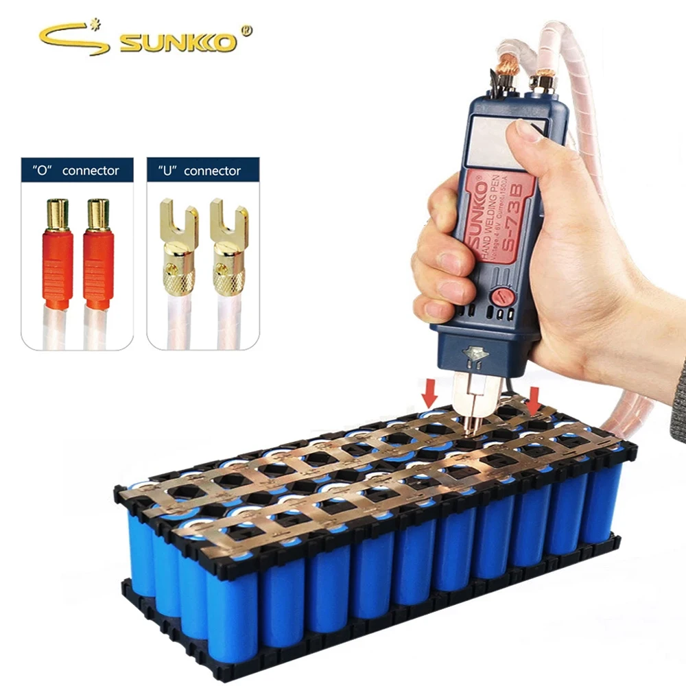 SUNKKO New 73B Integrated Spot Welding Pen Automatic Trigger Switch Soldering Pens For 737G+ 737DH Battery Spot Welding Machines