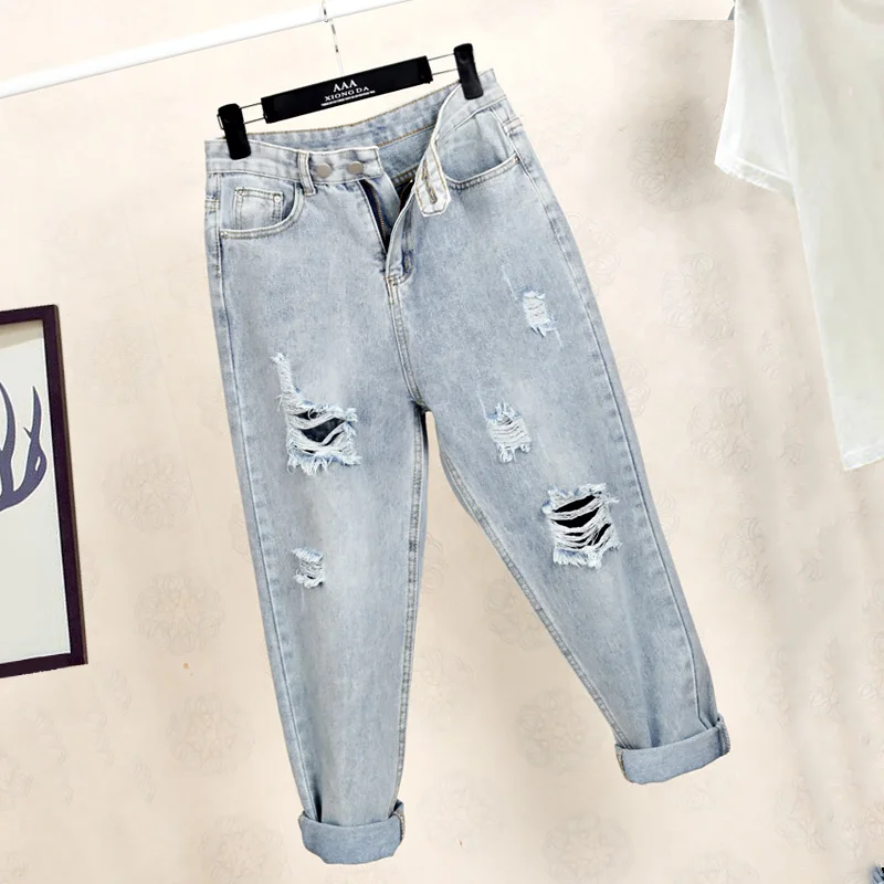 Ff1006-1 2019 new autumn winter women fashion casual Denim Pants high waisted jeans womens | Женская одежда