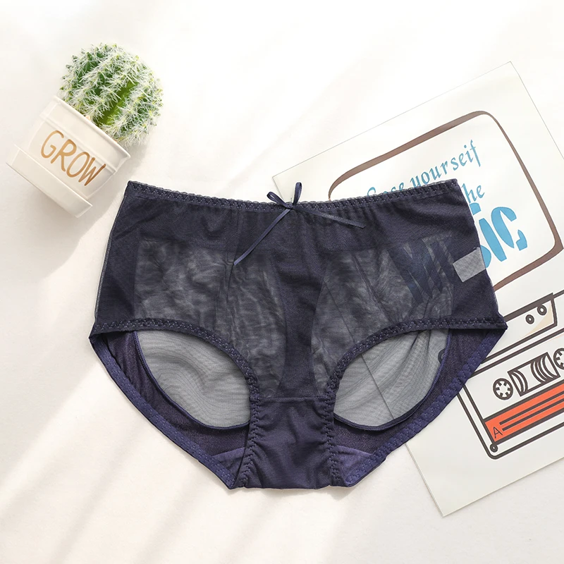 Женские трусики сексуальное кружевное ультратонкое прозрачное Сетчатое