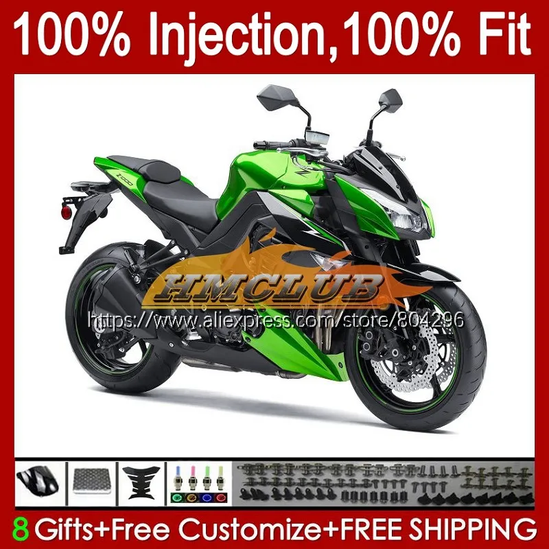 

Инъекция OEM для KAWASAKI NINJA Z1000R Z 1000 Body 118No.30 Z1000 10 11 12 13 Z-1000 2010 2011 2012 2013 Обтекатели зеленый черный