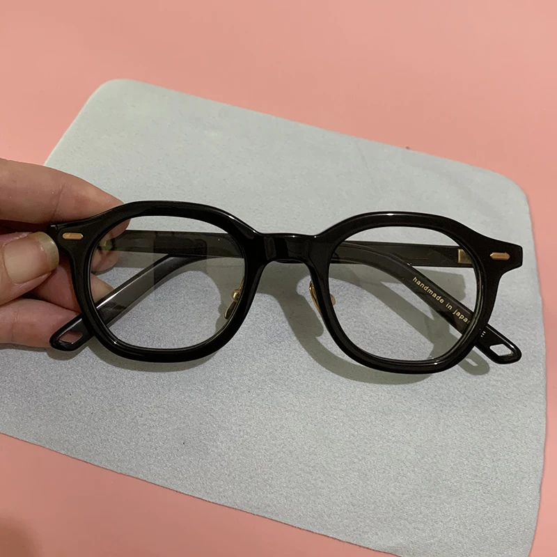 

Evove Black Eyeglasses Frames Male Women Vintage Glasses Men Spectacles for Prescription Polygon Nerd Small Square Eyewear