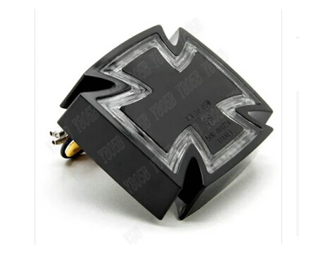 Черный Мальтийский светодиодный задний фонарь стоп-сигнал для Kawasaki Vulcan Classic VN 400