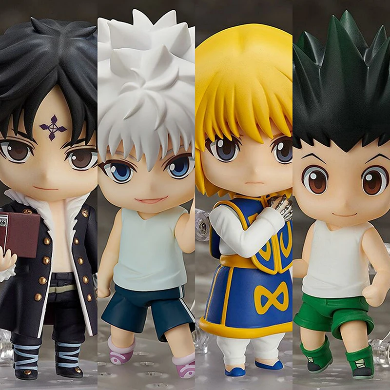 Nendoroid Killua Zoldyck 118 Kurapika 1185 Gon Freecss 1183 Quwrof 1186 Hunter x Hunte Action Figure Anime Collectible Toys