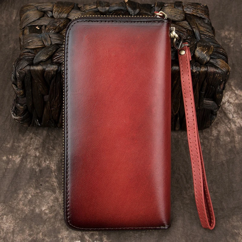 Женский кошелек клатч из натуральной кожи с принтом|Женские кошельки| |