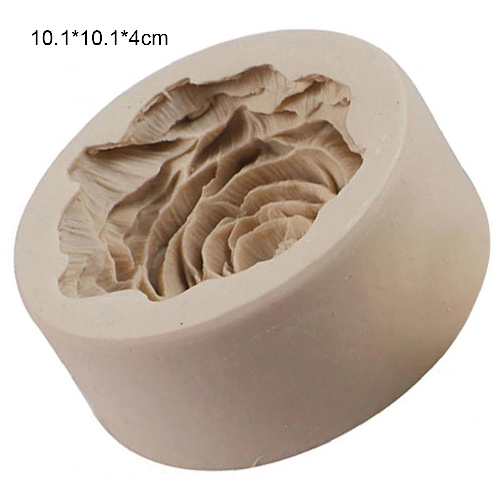 

DIY Peony Flower Silicone Molds 3D Aromatherapy Candle Mold Handmade Sugarcraft Cake Decoration Tools Soap Model Plaster Mould