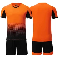 new blank men adult soccer jersey set survetement football kit men football uniforms shirts jersey training suit de foot shorts