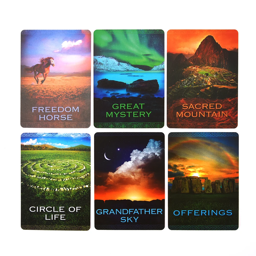 

Native Spirit Oracle Cards: A 44-Card Deck and Guidebook by Denise Linn English