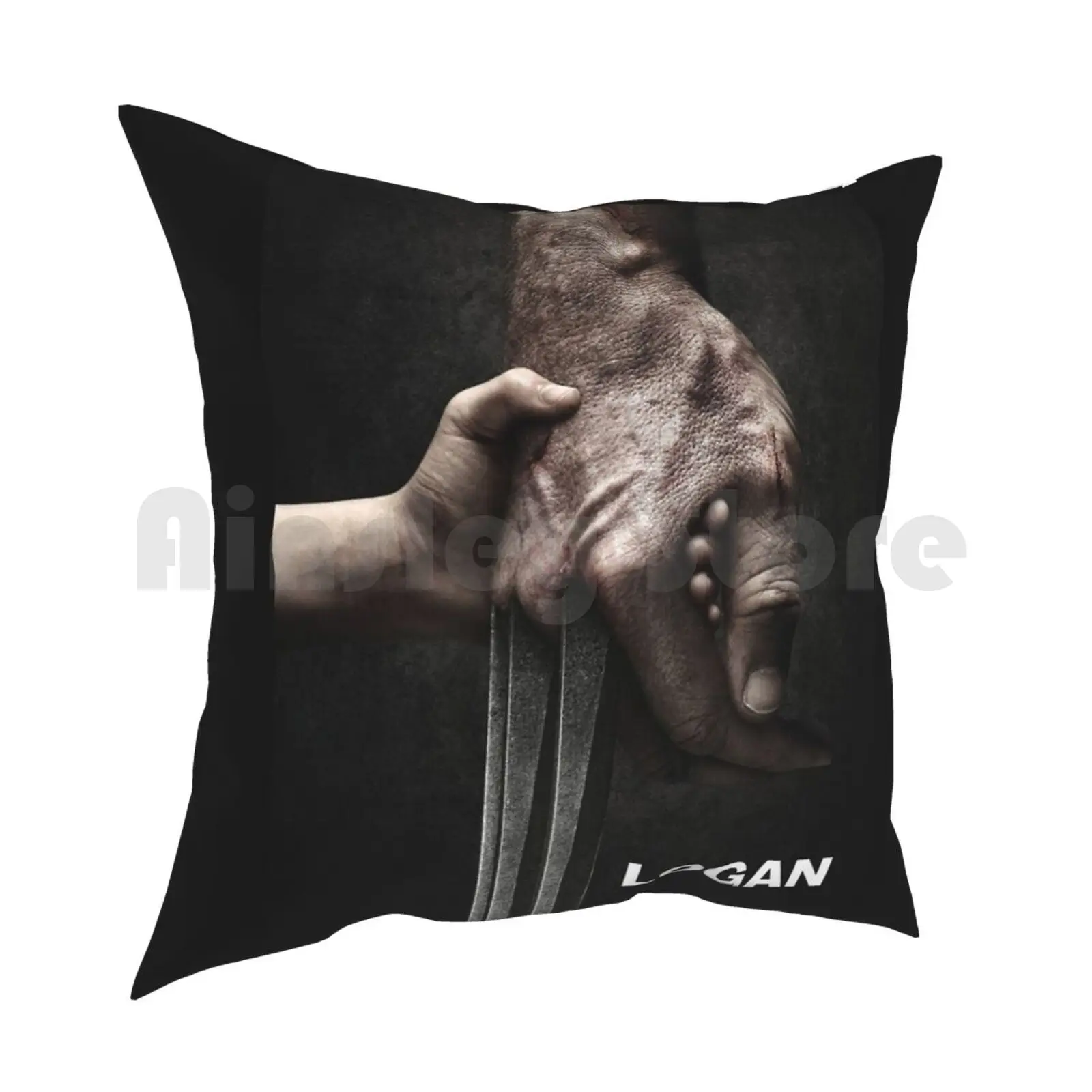 Диванная подушка Logan мягкая обложка для дома с рисунком размеры Xmen Логан комиксы