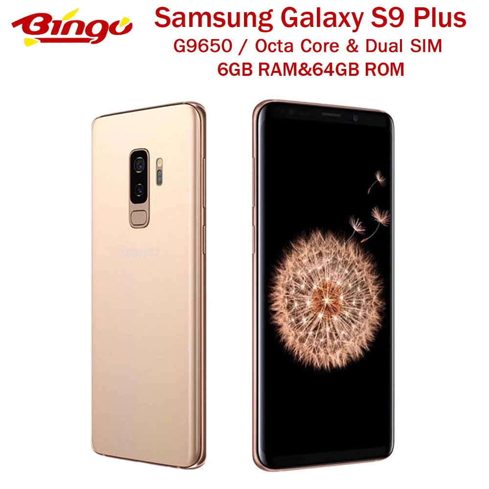 Мобильный телефон Samsung Galaxy S9 + Plus G9650 64 ГБ оригинал 4G LTE две SIM карты Android